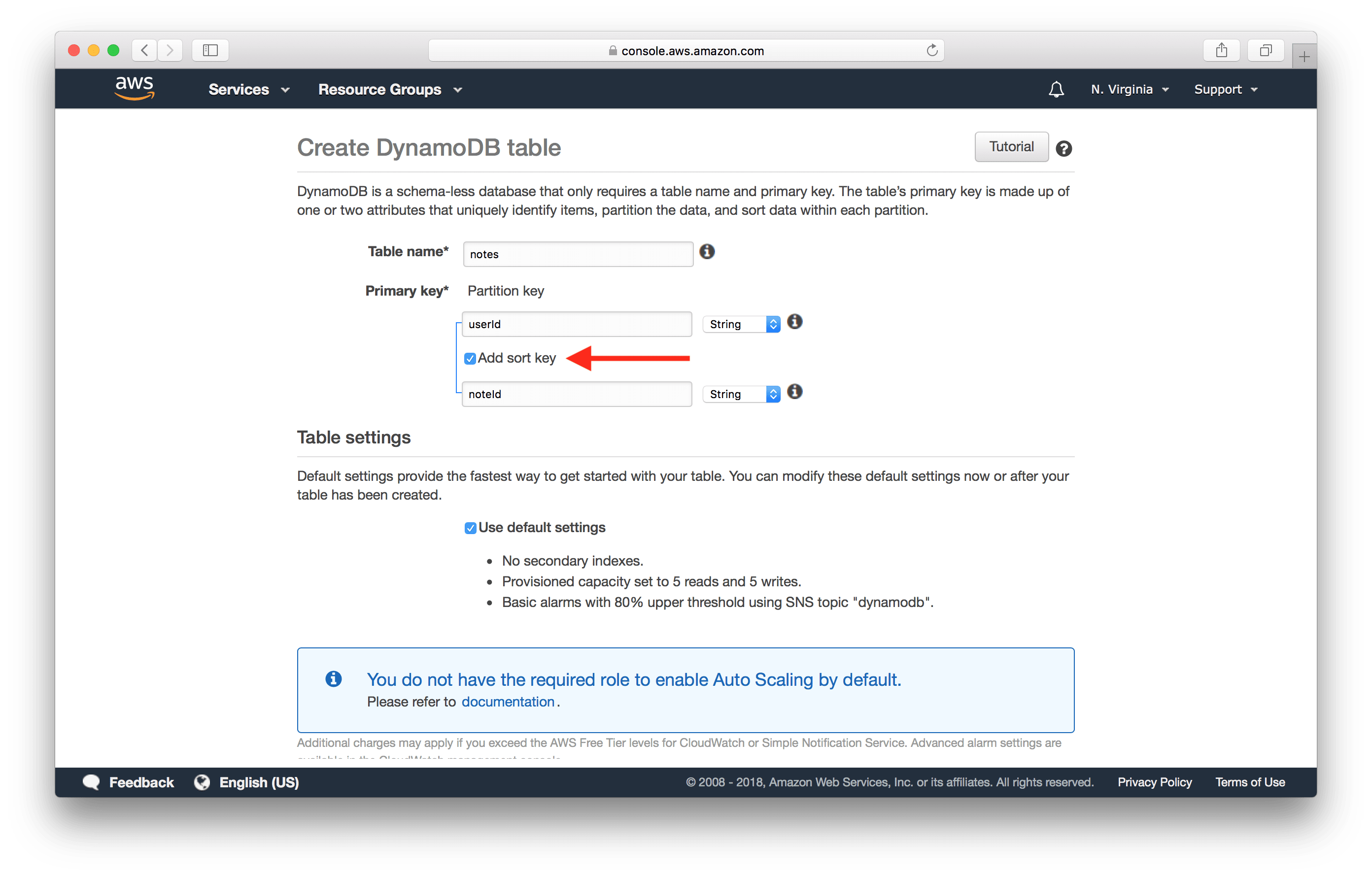 SQS to DynamoDB: Configuring the DynamoDB table | Hevo Data